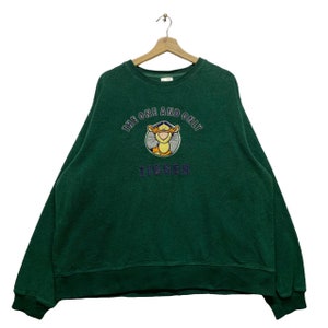 Felpa in pile vintage Disney Tigro The One And Only XL Pooh personaggio dei cartoni animati Abbigliamento vintage Anime Cartoon Serie di cartoni animati americani