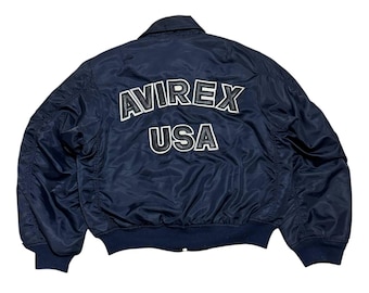 Vintage Avirex Type B-3 Sheepskin Jacket Aviator USA - Etsy
