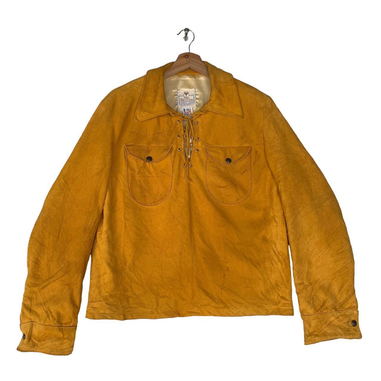 Vintage Deerskin Genuine Leather Mid Western Jacket 90s Vintage Deerskin Genuine Leather Mid Western Jacket 90s