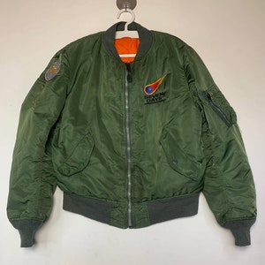 Vintage 90s Alpha Industries MA-1 Reversible Bomber Jacket Vintage 90s Alpha Industries MA-1 Reversible Bomber Jacket