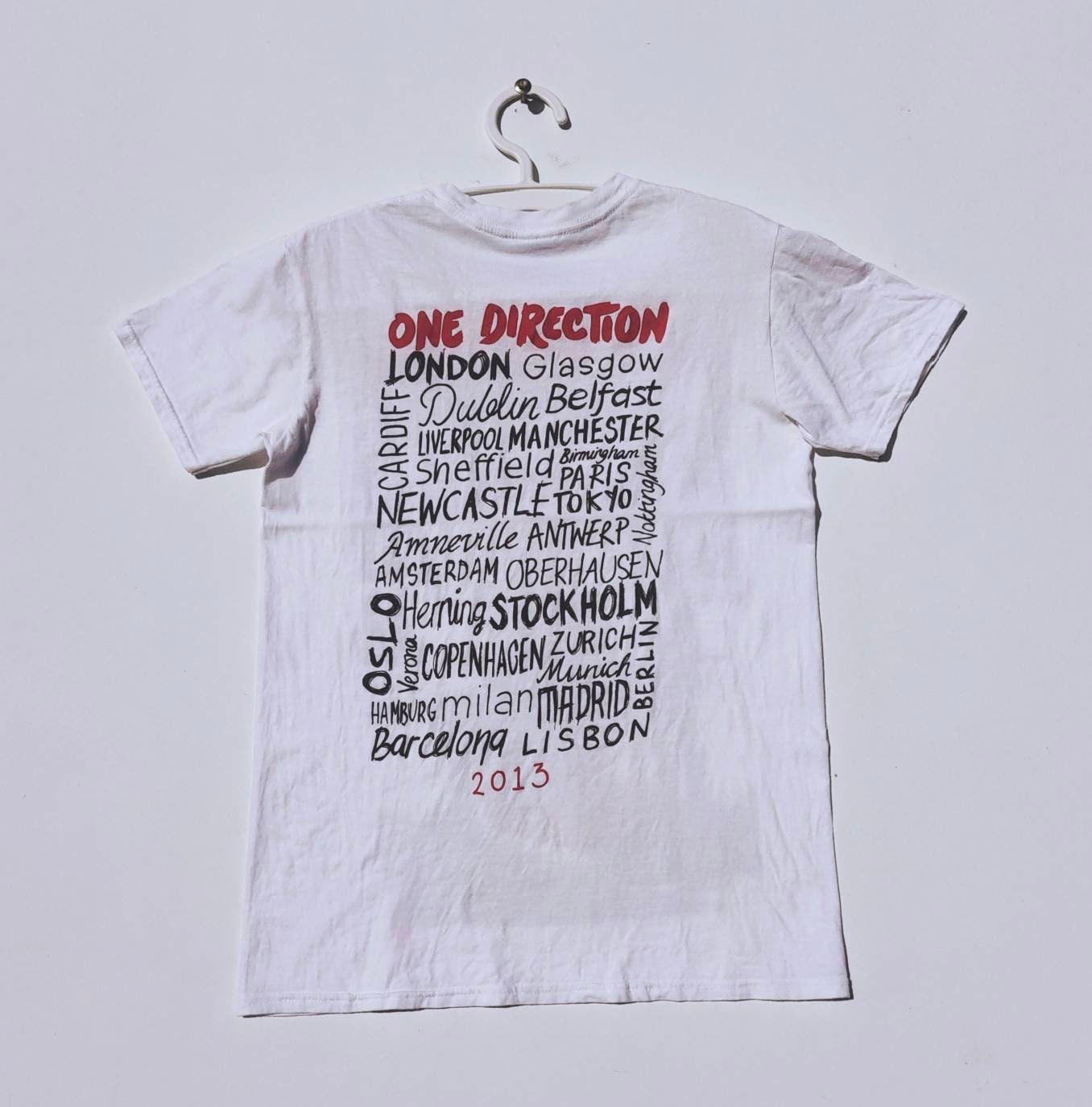 One Direction Pop Band 2013 Take Me Home Concert Tee Shirt -  UK