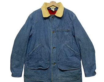Vintage LL Bean Jeans Jacke 90er Jahre Vintage Kleidung Retro Style Jacke
