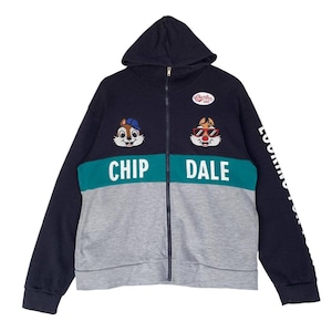 Vintage Chip And Dale Cartoon Character Hoodie Jacket Chipmunks Cartoon