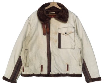 Avirex Officer's Uniform Shearling Jacket B-3