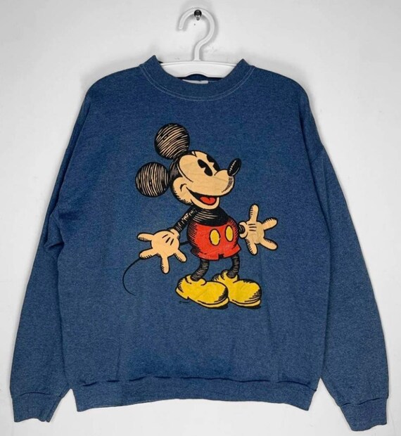 Vintage Brazos Sportswear Disney Mickey Mouse Sweatshirt Etsy UK