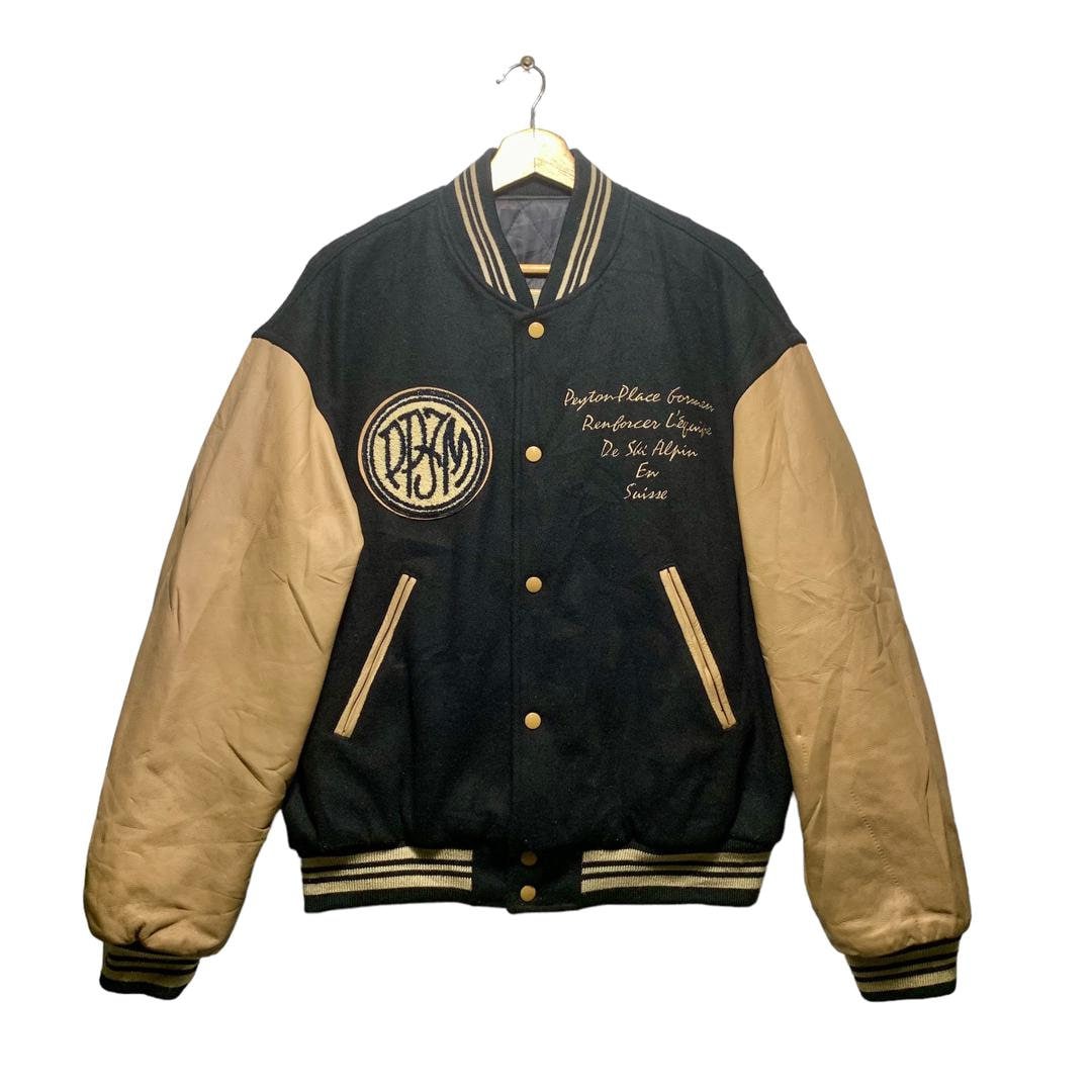 Vintage Peyton Place for Men Varsity Jacket - Etsy Vintage Peyton Place for Men Varsity Jacket - Etsy