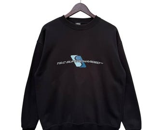 Felpa con cappuccio grafica Vintage T&C Surf Supercharged, taglia media