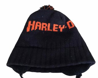Vintage Harley Davidson Beanie - Etsy