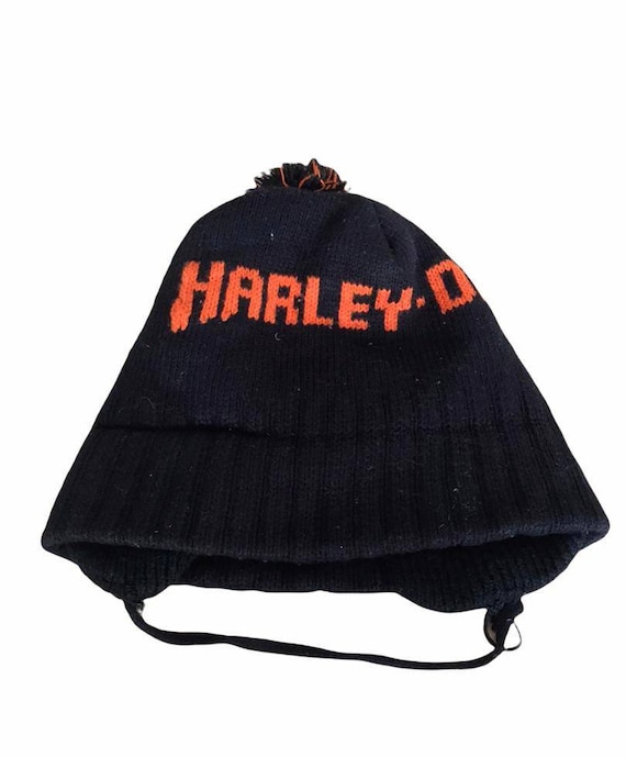 Vintage Harley Davidson Beanie - Etsy