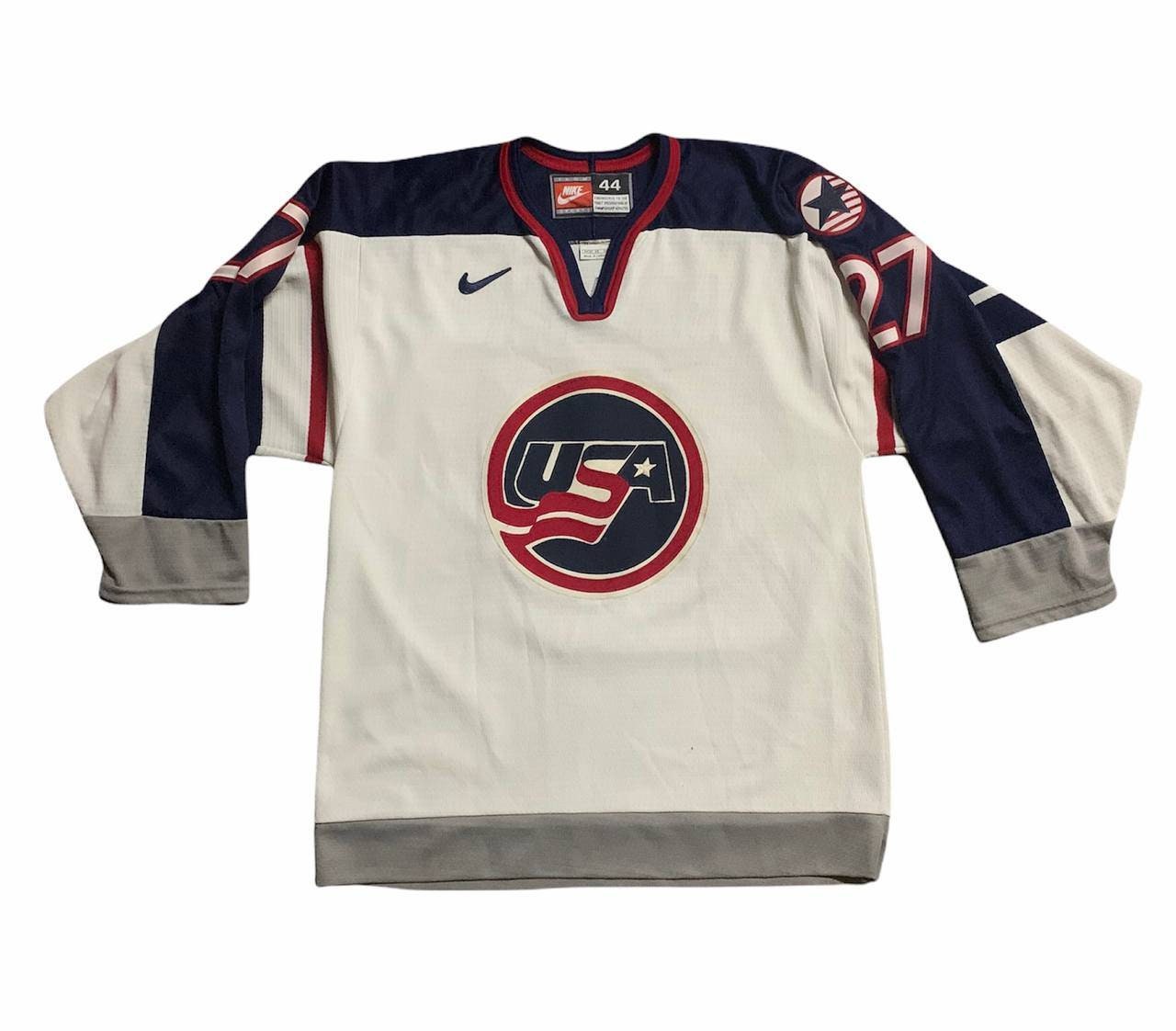 Team USA Olympics Flyers John LeClair Nike XL Jersey