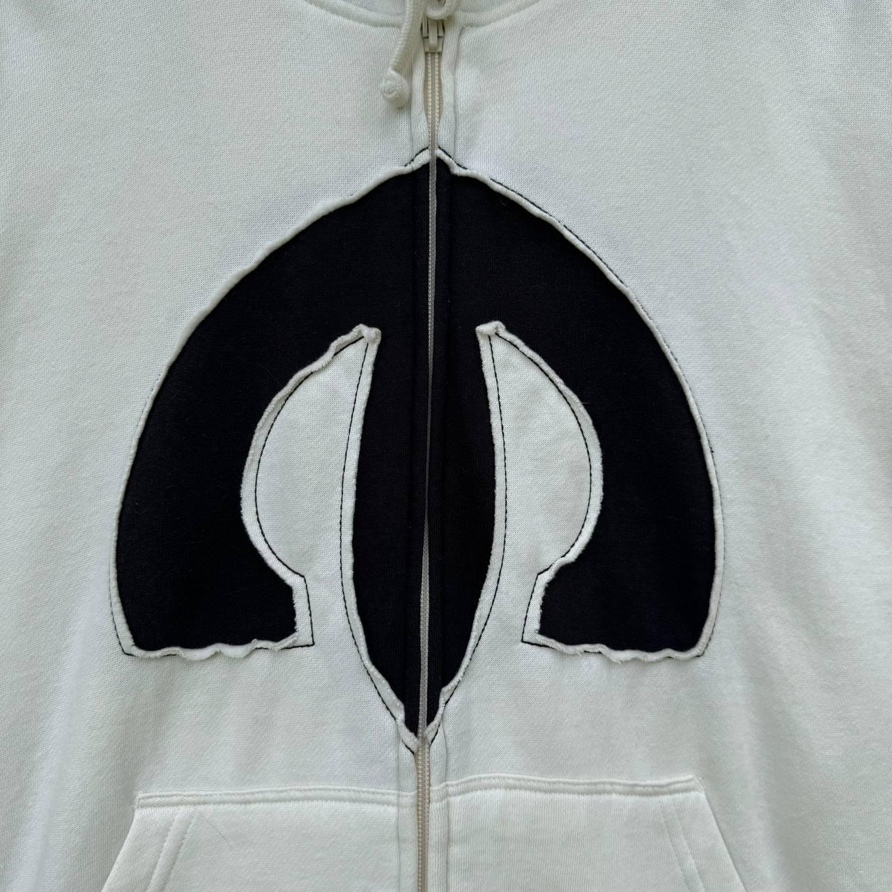 Vintage Oakley Hoodie With Large Front Emblem and Zip Closure in