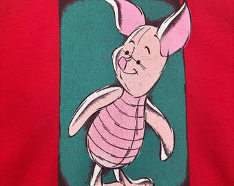 ヴィンテージ くまのプーさんのピグレット グラフィック プルオーバー