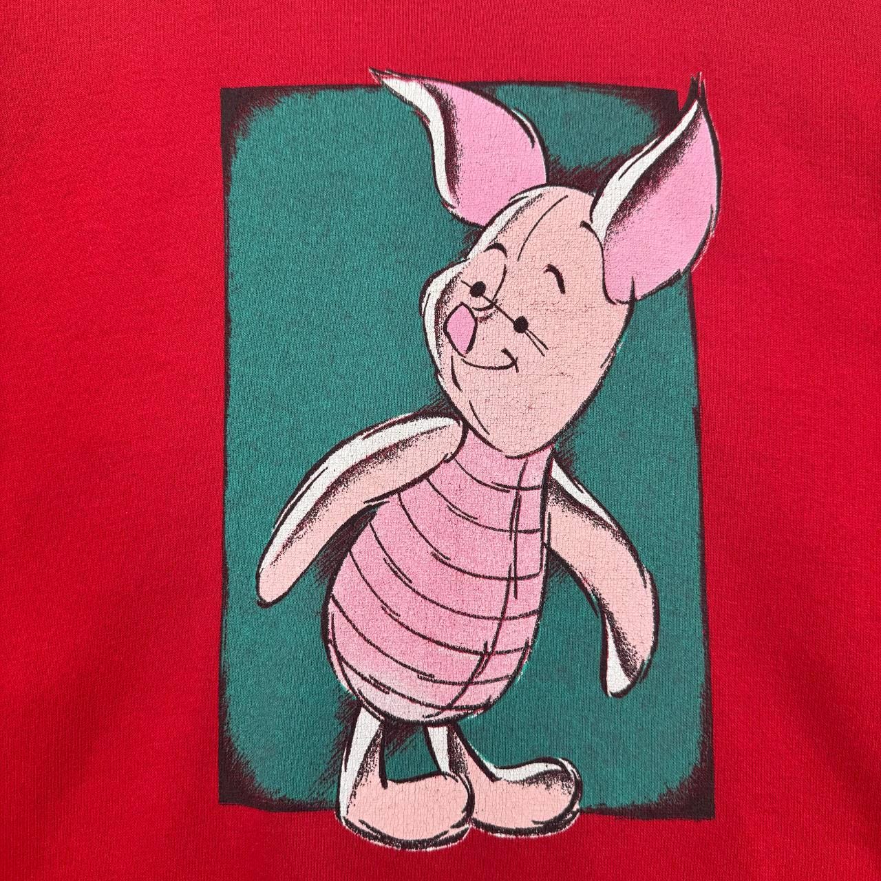 ヴィンテージ くまのプーさんのピグレット グラフィック プルオーバー