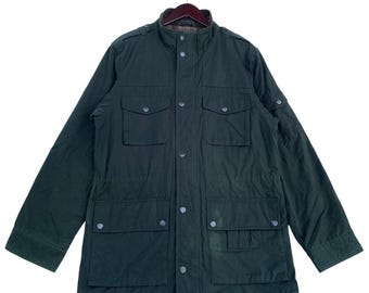 Vintage Eddie Bauer Waxed Coat Jacket,Medium Size