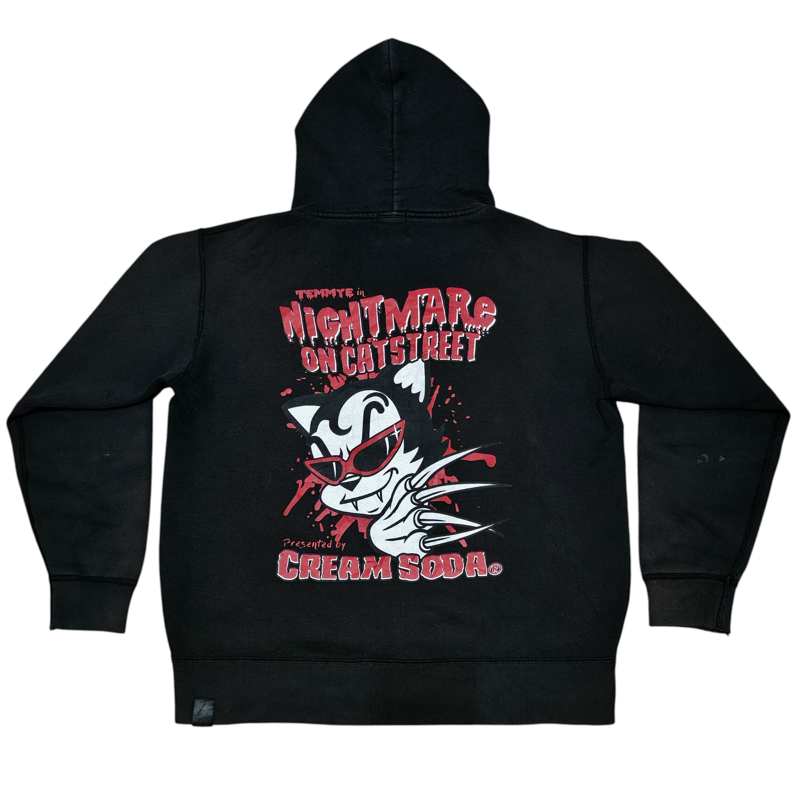 Temmye Cream Soda Nightmare on Cat Street Zip Hoodie Japanese