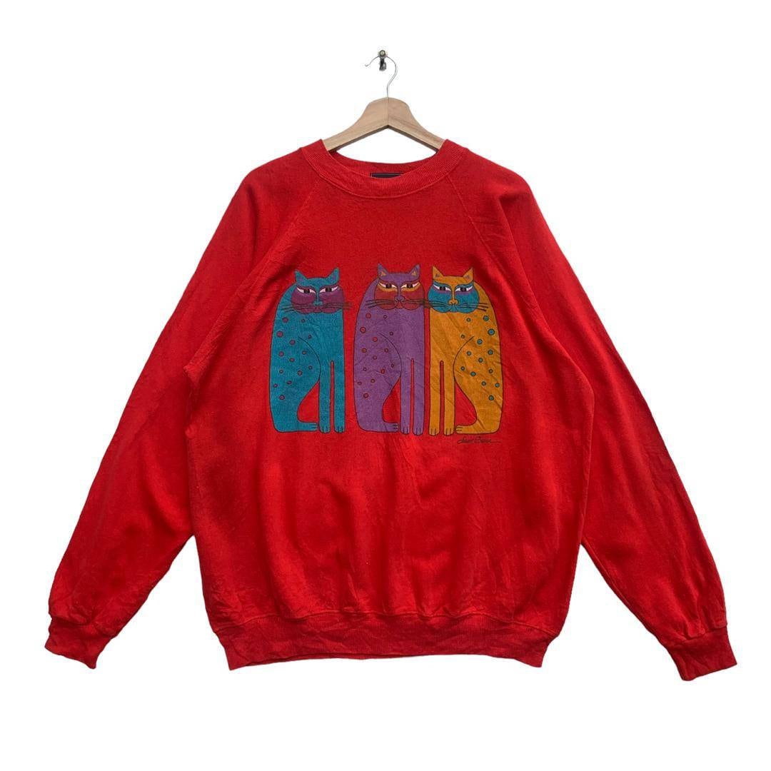 Laurel Burch Crewneck - Etsy Laurel Burch Crewneck - Etsy