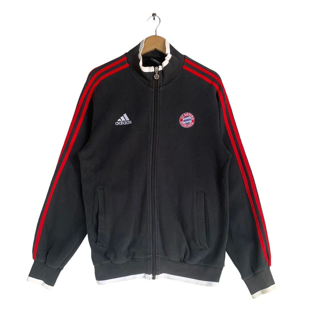 FC Bayern München adidas ジャージ 長袖迷彩 タグ付き Adidas Black Jacket FC Bayern Munchen GPS Soccer Full Zip