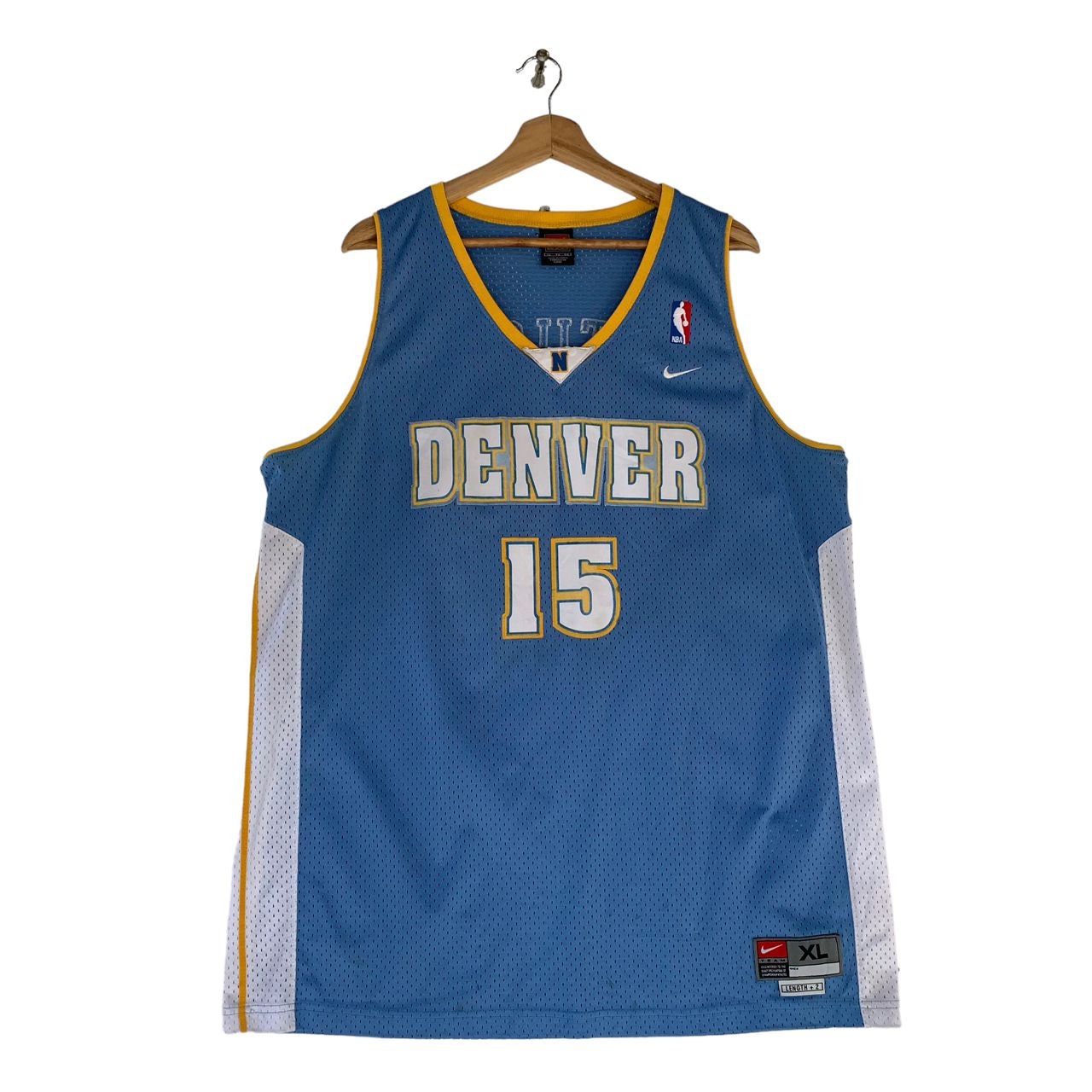 Buy the Adidas Denver Nuggets Carmelo Anthony Jersey #15 Youth Size XL  (18-20)