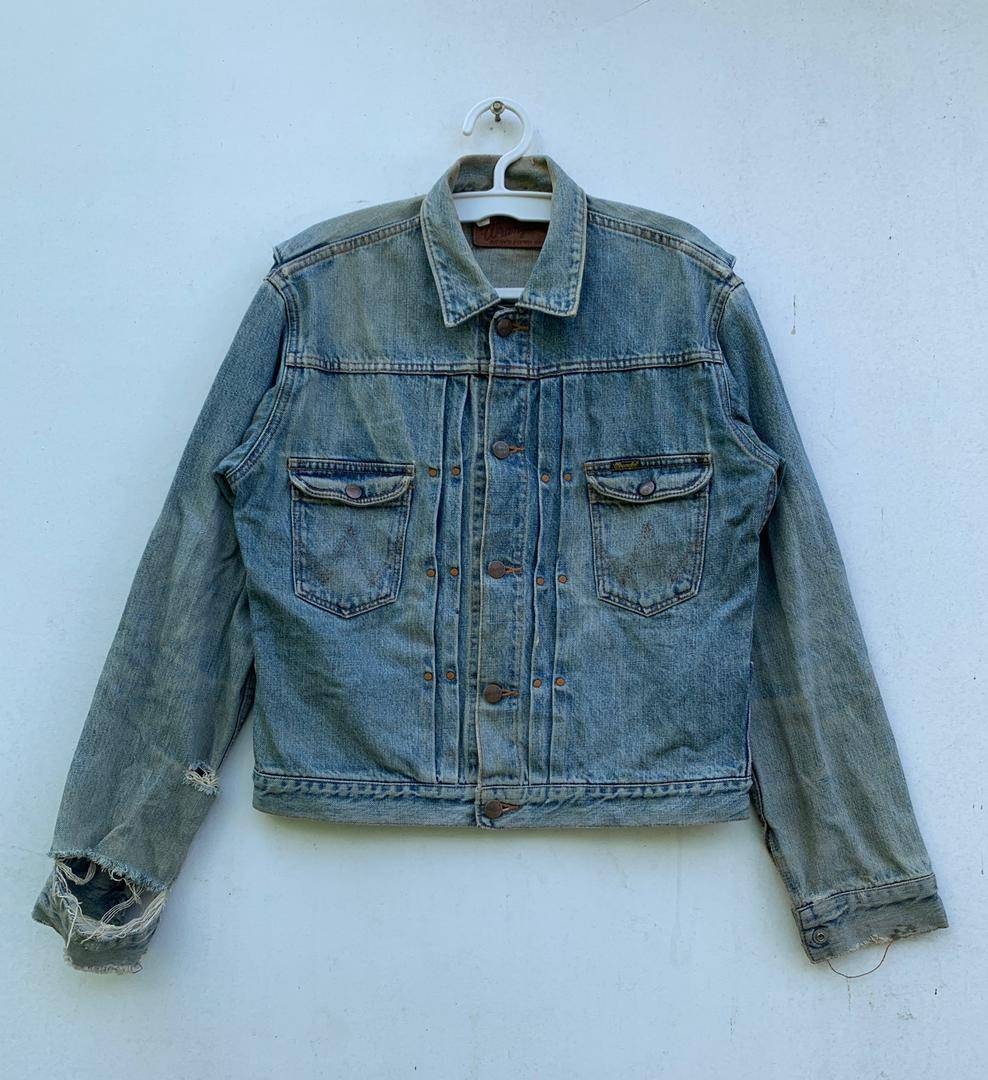 Vintage Distressed Wrangler Lot 11 Mj Denim Jacket - Etsy