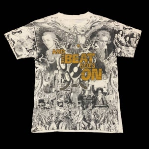 Vintage And The Beat Goes On Tshirt 90s Graphic American Vintage Clothing Music Retro Style Aesthetic Tee Shirt The Whispers Band Streetwear