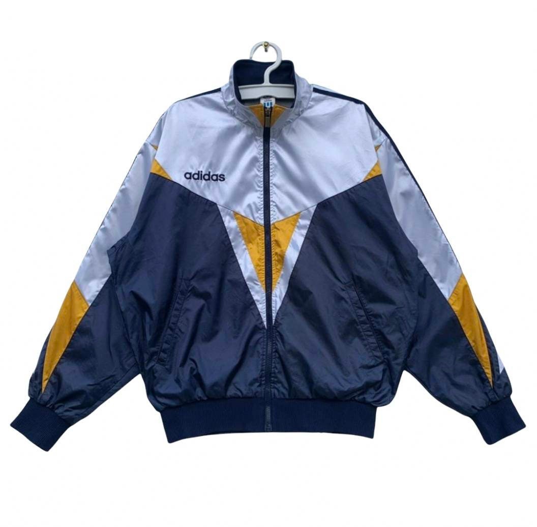 Adidas Windbreaker Track Jacket - Etsy Adidas Windbreaker Track Jacket - Etsy