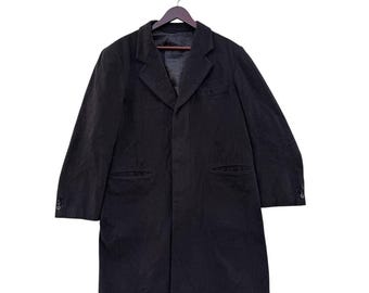 Masaki Matsushima Homme Wool Double Breasted Long Coat, Made in