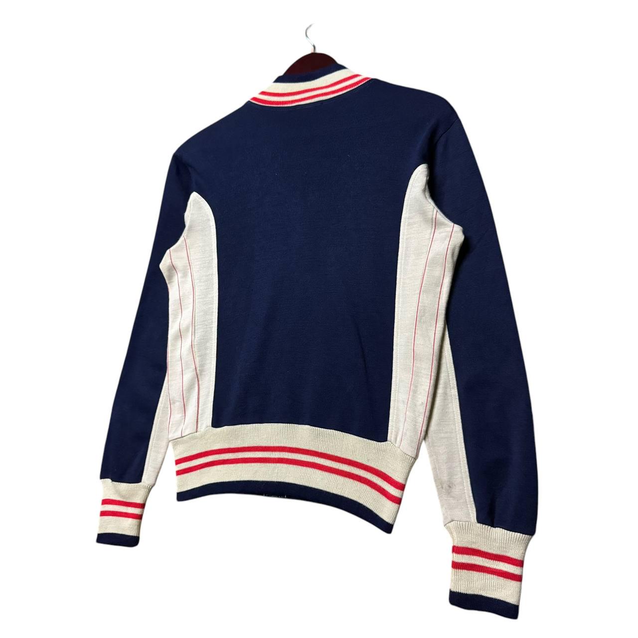 Vintage FILA Bjorn Borg White Line Track Jacket Navy & White Retro