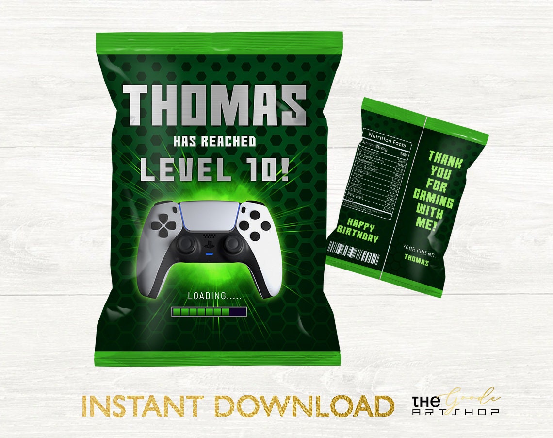 Gamer Chip Bags