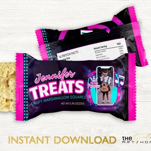 Rice Krispies Treat, Musical Inspired Rice Treat, Musical Rice Krispies Treat, Dance Party Rice Krispies Treat, Princess Rice Krispies Treat