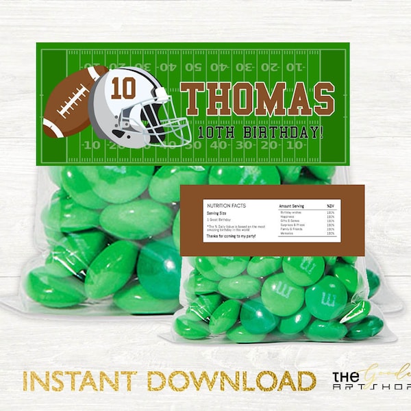 Treat Bag Topper Etsy