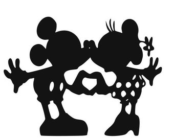 Minnie Silhouette Etsy