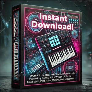 Trap Drum Kit – 116 WAV Sounds, Hip Hop and R&B (Instant Download) image 3