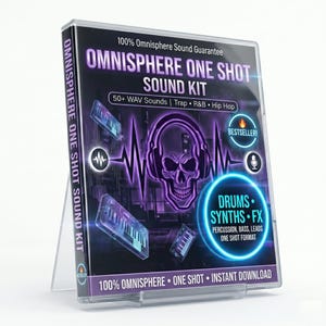 "Omnisphere Presets, One Shot Sound Kit - Trap, R&B, Hip Hop WAV Samples (Instant Download)"