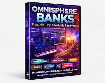 Omnisphere Presets  forTrap, Hip Hop, & Drill (Instant Download)