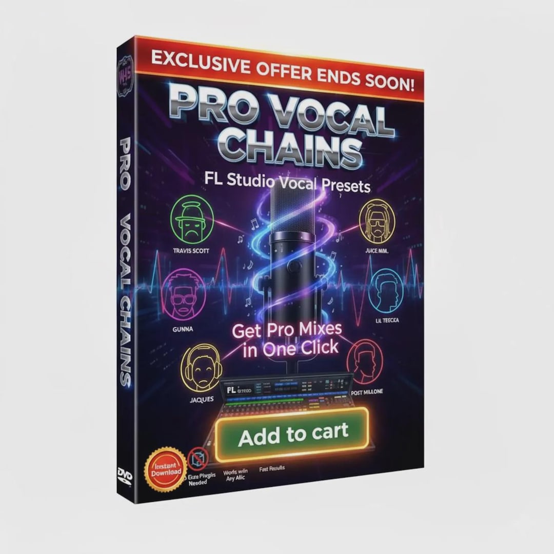 FL Studio Pro Vocal Chains | Hip Hop, Trap, R&B Stock Plugins (instant ...