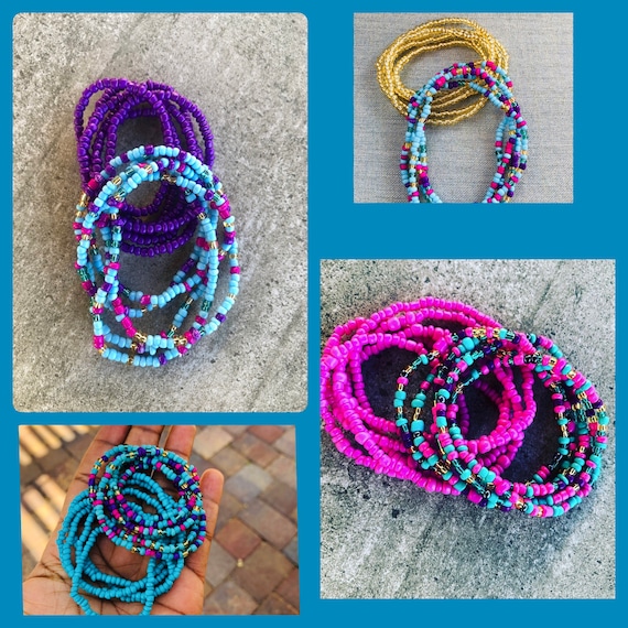 Buy Handmade Waist Bead, Body Jewelry, Belly Beads, African Waist Beads,  Bead Jewelry, Custom Colors Order Online in India 