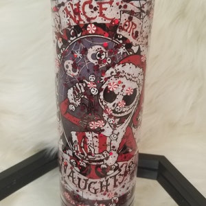 Nightmare Jack 20oz snowglobe tumbler