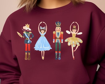 Nutcracker Sweatshirt, Christmas Sweatshirt,Christmas movie Shirt, Christmas Sweater, Christmas Shirt, Xmas Shirt, Christmas Gift ,Xmas Top