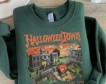 Halloween town Est 1998 Sweatshirt, Halloweentown University,Retro Halloweentown Sweatshirt, Fall Sweatshirt, Halloween Sweatshirt ,Spooky T