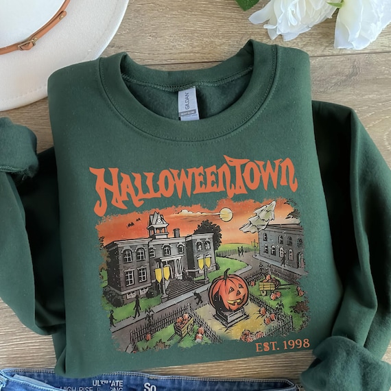 Halloween town Est 1998 Sweatshirt, Halloweentown University,Retro Halloweentown Sweatshirt, Fall Sweatshirt, Halloween Sweatshirt ,Spooky T