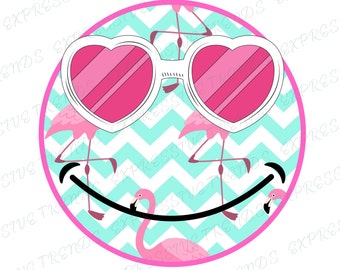 Smile Flamingo Png ,Summer Png , sunglasses png,Groovy summer happy face png,Smiley Face design,Happy face design,Flamingo summer vibes png