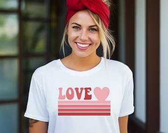 Retro Love Sweater, Lover Valentines Sweater, Valentines Day Hoodie,Cute Valentine Gift Shirt,Valentine Lover Gifts, Love Tee, Love shirt