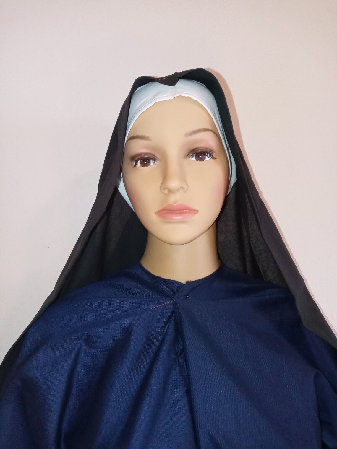 Nun habit veil set undercap and veil only Etsy