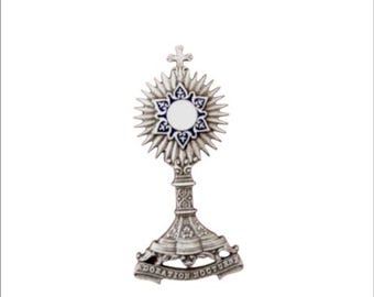 Silver Italian Monstrance pendant