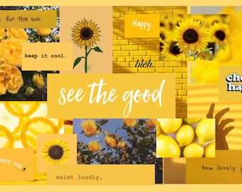 Yellow Aesthetic - Etsy