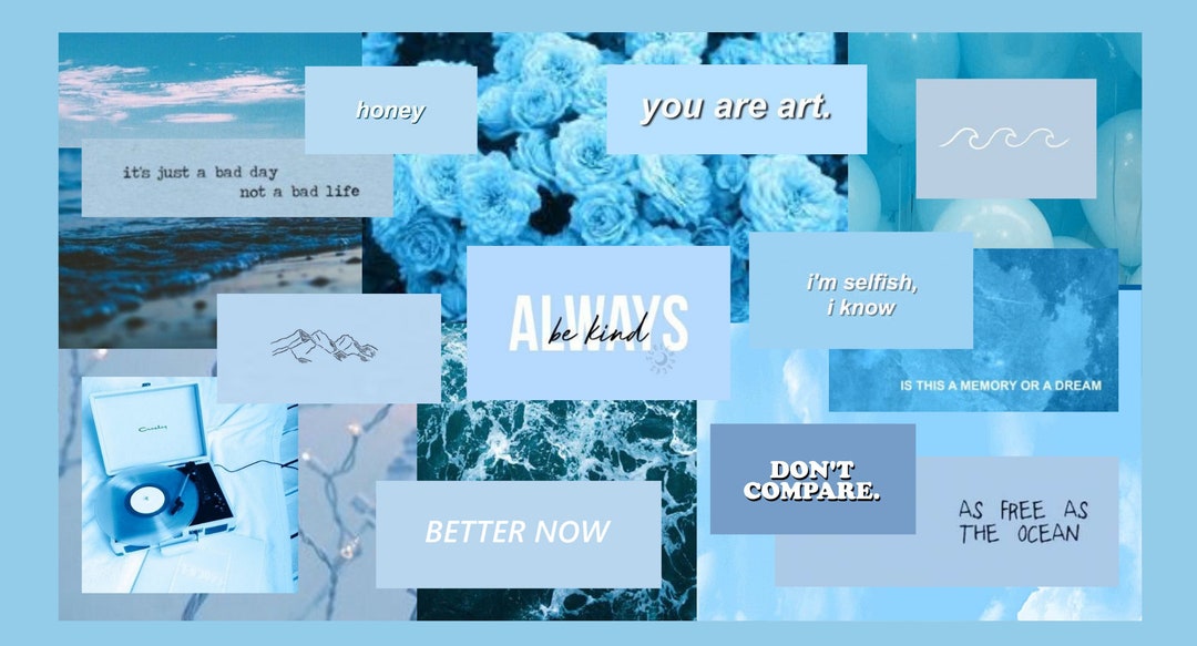 Blue Aesthetic, Blue Aesthetic PC HD wallpaper