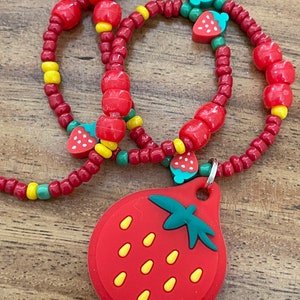 Strawberry Airtag Necklace
