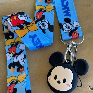Blue Miki Airtag Lanyard