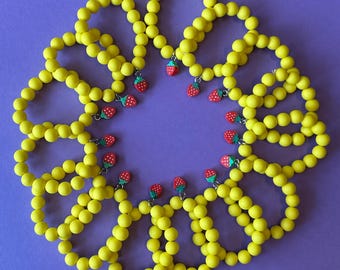 Sweet Sunshine Strawberry Bracelets – Lot of 15