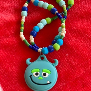 Monster Aqua Airtag Necklace